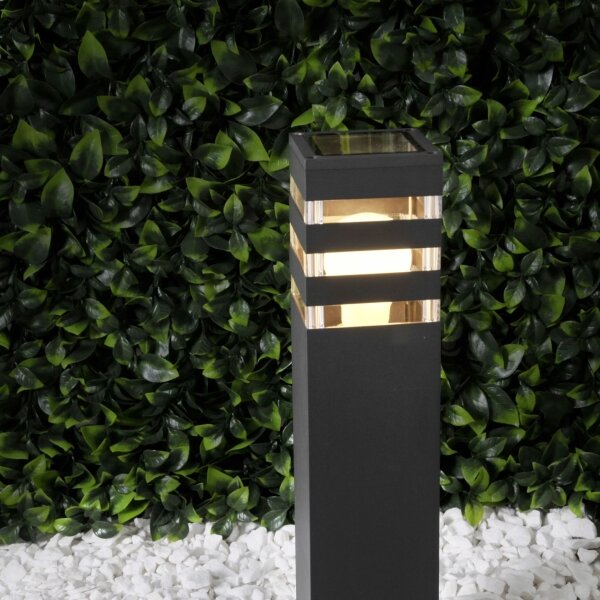 Lampada esterna TEKSAS 1xE27/12W/230V IP44 44 cm antracite