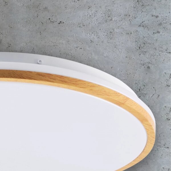 Plafoniera LED WOODY LED/15W/230V d. 28 cm
