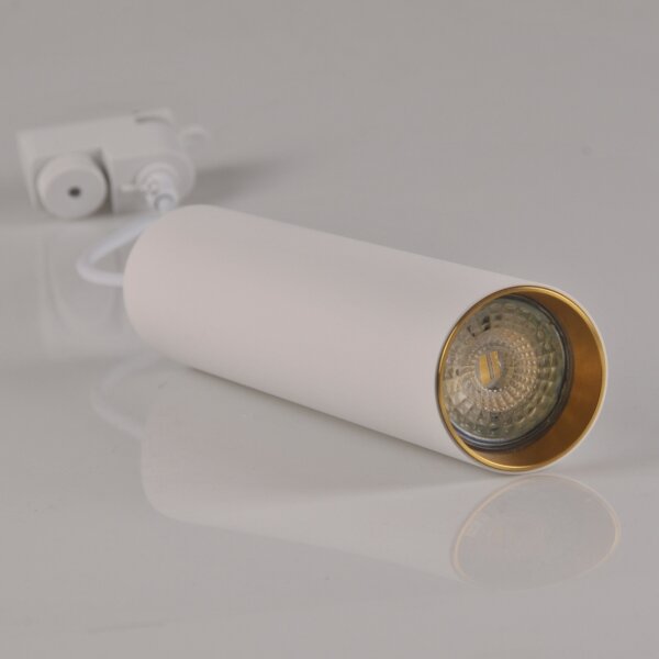 Lampadario su filo per sistema a binario MARIBEL 3xGU10/10W/230V + 1 m rotaia sistema