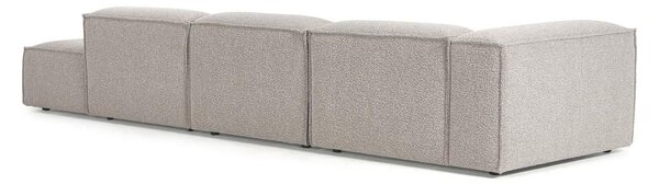 Chaise lounge componibile XL in bouclé Lennon