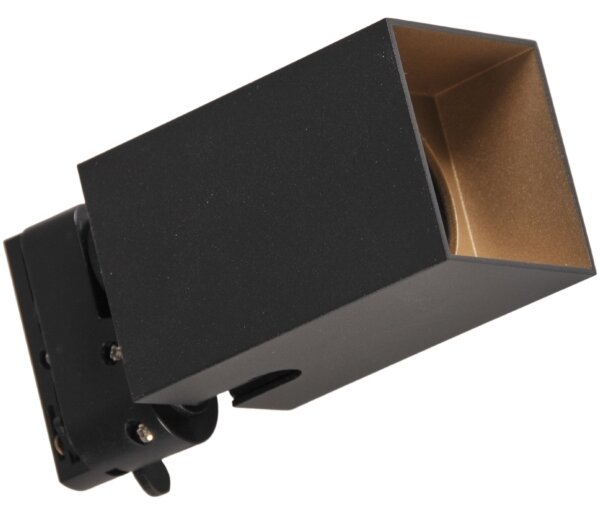 Faretto per sistema a binario SQUARE 3xGU10/10W/230V + 1 m rotaia sistema