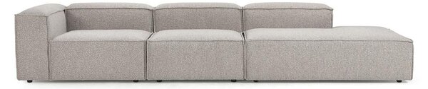 Chaise lounge componibile XL in bouclé Lennon