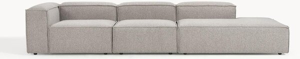 Chaise lounge componibile XL in bouclé Lennon