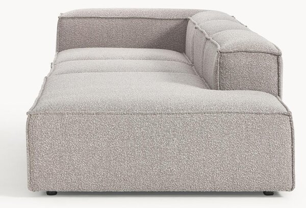 Chaise lounge componibile XL in bouclé Lennon