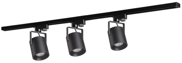 Faretto per sistema a binario MINOR 3xGU10/10W/230V + 1 m rotaia sistema