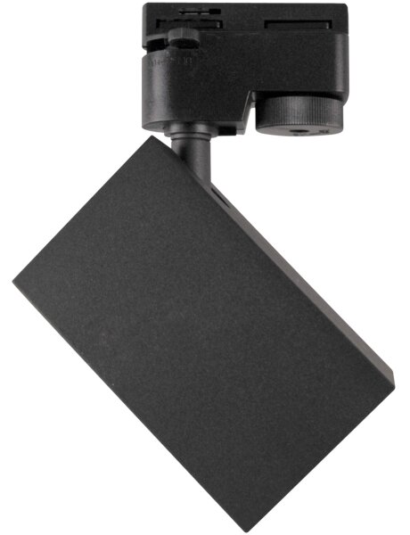 Faretto per sistema a binario SQUARE 1xGU10/10W/230V nero
