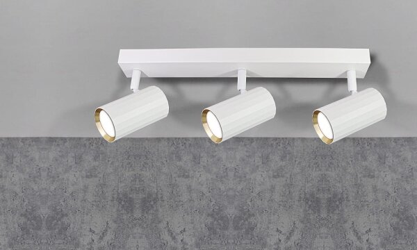 Faretto NICEA 3xGU10/10W/230V bianco