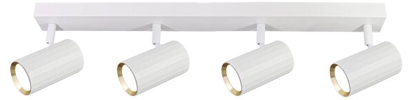 Faretto NICEA 4xGU10/10W/230V bianco