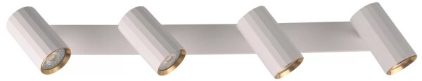 Faretto NICEA 4xGU10/10W/230V bianco