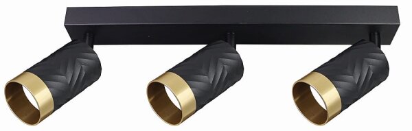 Faretto ARRAS 3xGU10/10W/230V nero