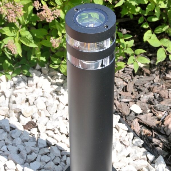 Lampada da esterno RINO 1xE27/12W/230V IP54 74 cm nero