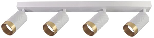 Faretto ARRAS 4xGU10/10W/230V bianco