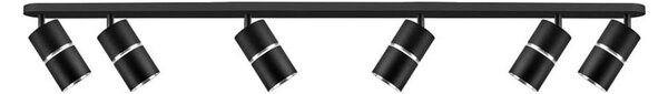 Faretto BAMBOO 6xGU10/10W/230V nero
