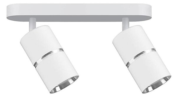 Faretto BAMBOO 2xGU10/10W/230V bianco