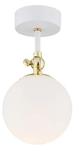 Argon 4002 - Plafoniera da bagno a montaggio superficiale LATINA 1xE14/7W/230V IP44 bianco/oro