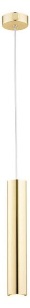 Argon 4057 - Lampadario su corda GOMERA 1xGU10/5W/230V ottone