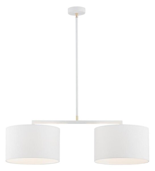 Argon 0900 - Lampadario su palo KARIN 2xE27/15W/230V bianco