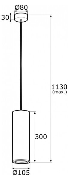 Argon 4246 - Lampadario su filo LINEA 1xE27/15W/230V ottone/nero