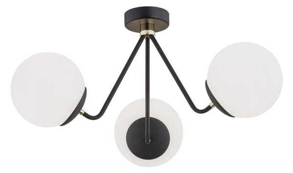 Argon 1478 - Lampadario da parete TOMAR 3xE27/15W/230V nero