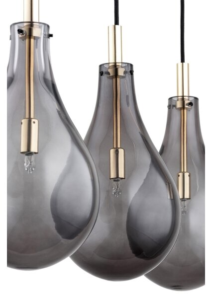 Argon 1740 - Lampadario su corda OAKLAND 4xG9/6W/230V
