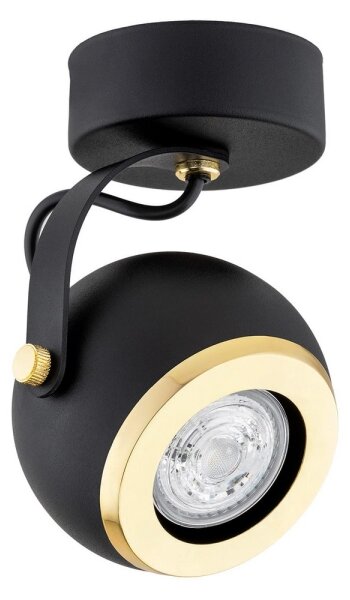Argon 4902 - Luce Spot KOS PLUS 1xGU10/5W/230V nero/oro