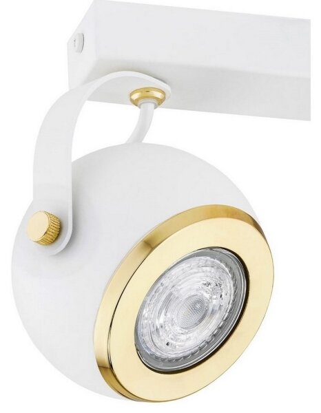 Argon 7038 - Luce Spot KOS PLUS 2xGU10/5W/230V bianco/oro