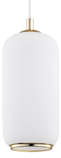 Argon 4993 - Lampadario a sospensione con filo PALLADO 1xE27/15W/230V oro/bianco
