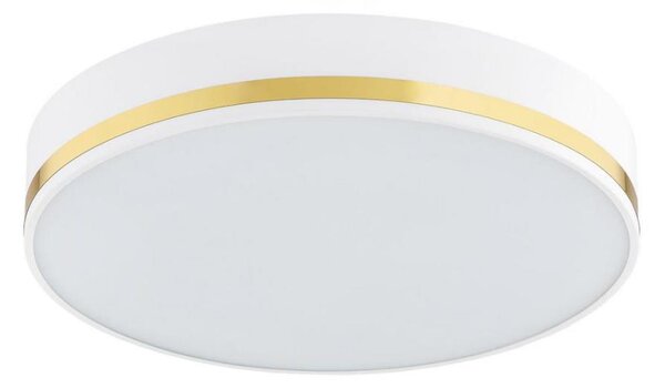 Argon 7034 - Plafoniera AMORE 2xE27/15W/230V diametro 25 cm bianco/oro