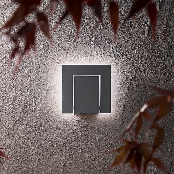 Applique esterno orientabile perenz leva 8329 a ct ip54 led cct antracite opaco - Perenz
