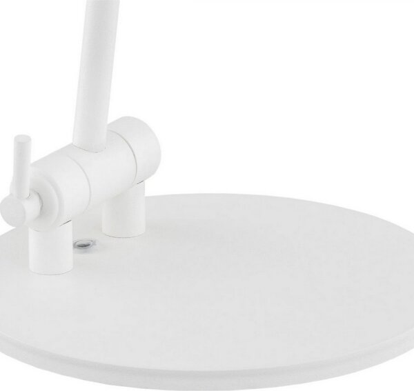 Argon 4996 - Lampada da tavolo GABIAN 1xE27/15W/230V bianco