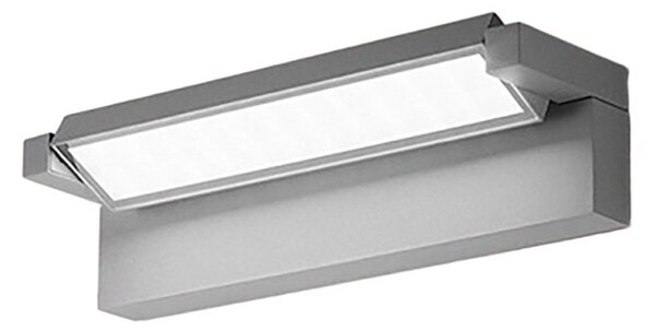 Applique esterno orientabile perenz display 8352 gc ct ip65 led cct grigio cemento - Perenz