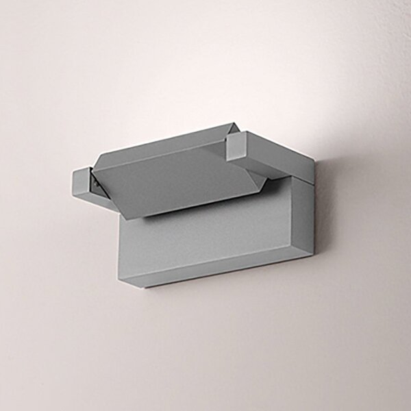 Applique esterno orientabile perenz display 8350 gc ct ip65 led cct grigio cemento - Perenz