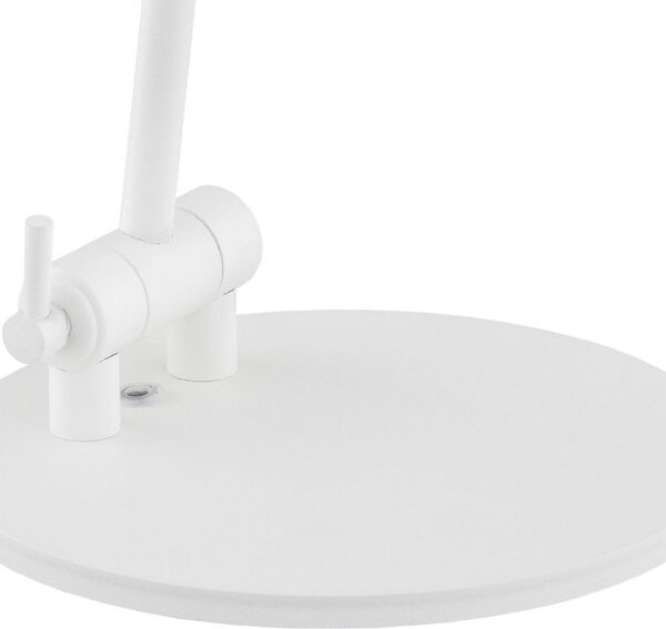 Argon 4997 - Lampada con piedistallo GABIAN 1xE27/15W/230V bianco