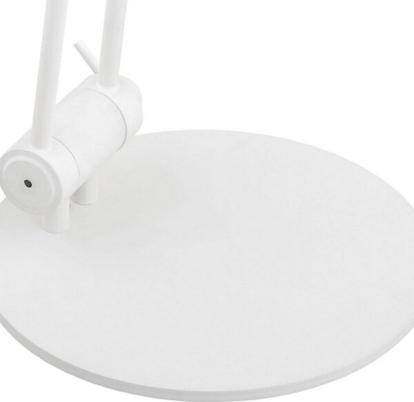 Argon 7074 - Lampada con piedistallo GABIAN 2xE27/15W/230V bianco