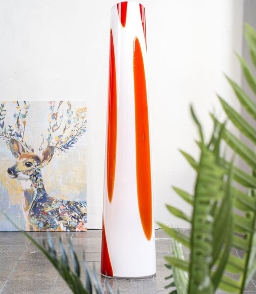 Argon 7042 - Lampada con piedistallo POLONIA 2xE27/15W/230V bianco/rosso