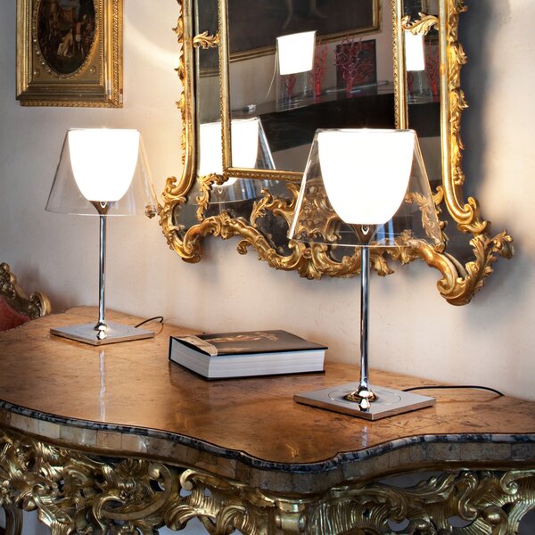 Lampade da tavolo FLOS, KTRIBE, dimmerabile, Trasparente, Soggiorno, Plastica, Design