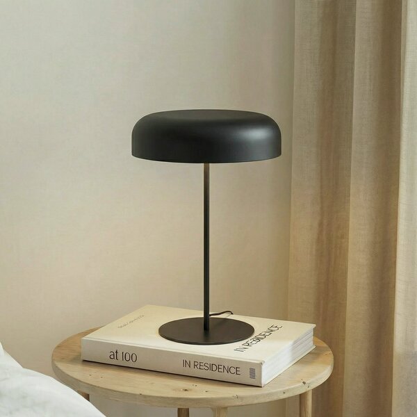 Lampade da tavolo Lindby, Edion, Nero, Soggiorno, Metallo, Moderno