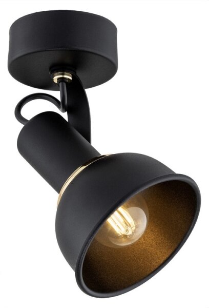 Argon 4900 - Luce Spot TWIST 1xE14/7W/230V nero/oro