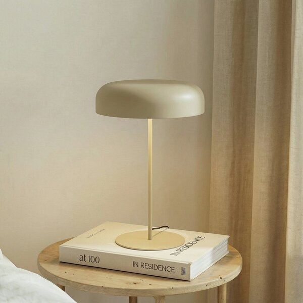Lampade da tavolo Lindby, Edion, Beige, Soggiorno, Metallo, Moderno