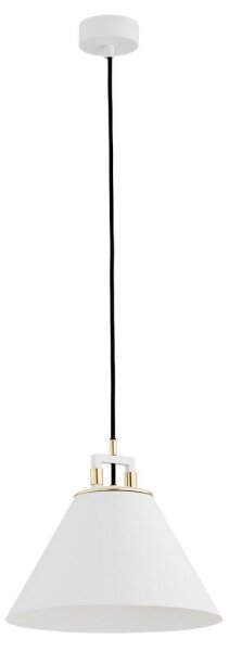 Argon 4914 - Lampadario a sospensione con filo ORTE 1xE27/15W/230V bianco