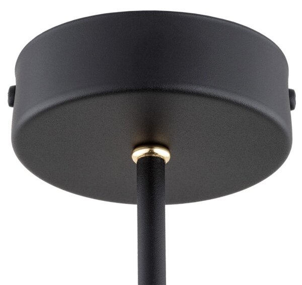 Argon 6149 - Lampadario su palo CHARLOTTE 3xE27/15W/230V nero/oro