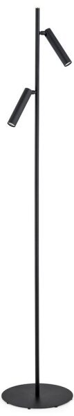 Argon 7082 - Lampada con piedistallo TORRE 2xG9/6W/230V nero