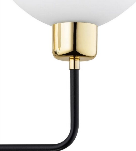 Argon 8032 - Lampada da parete RAVELLO 1xE14/15W/230V nero/oro
