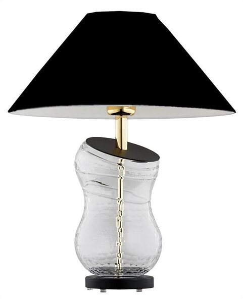 Argon 8037 - Lampada da tavolo VENETO 1xE27/15W/230V nero/ottone