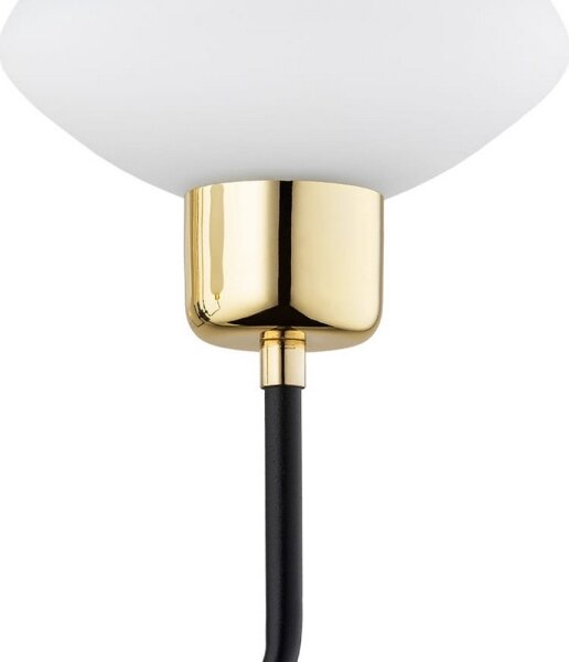 Argon 6166 - Lampadario a barra RAVELLO 3xE14/15W/230V nero/oro