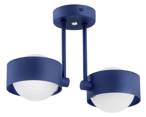 Argon 7090 - Lampadario su palo MASSIMO PLUS 2xG9/6W/230V blu