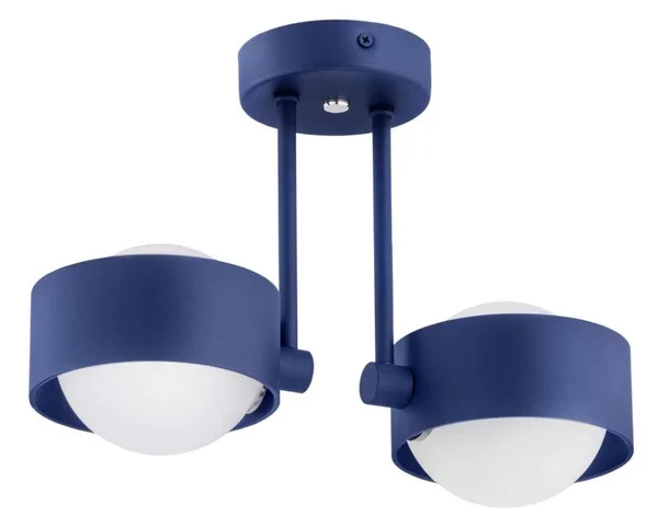 Argon 7090 - Lampadario su palo MASSIMO PLUS 2xG9/6W/230V blu