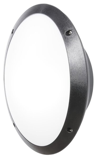Applique esterno top light milano ne e27 led ip66 resina - Top Light