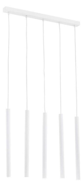 Argon 2136 - Lampadario a sospensione con filo ETNA 5xG9/6W/230V bianco