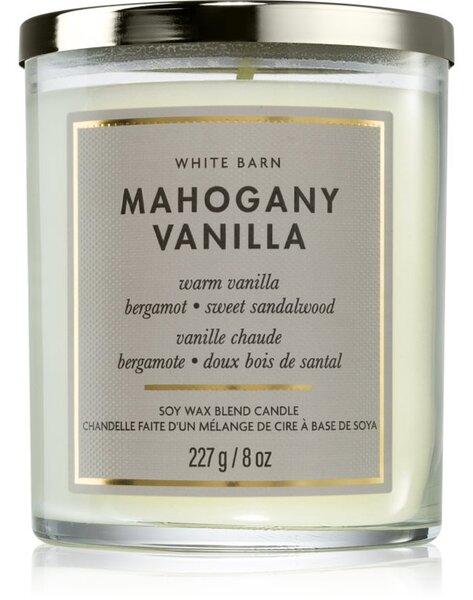 Bath & Body Works Mahogany Vanilla candela profumata 227 g